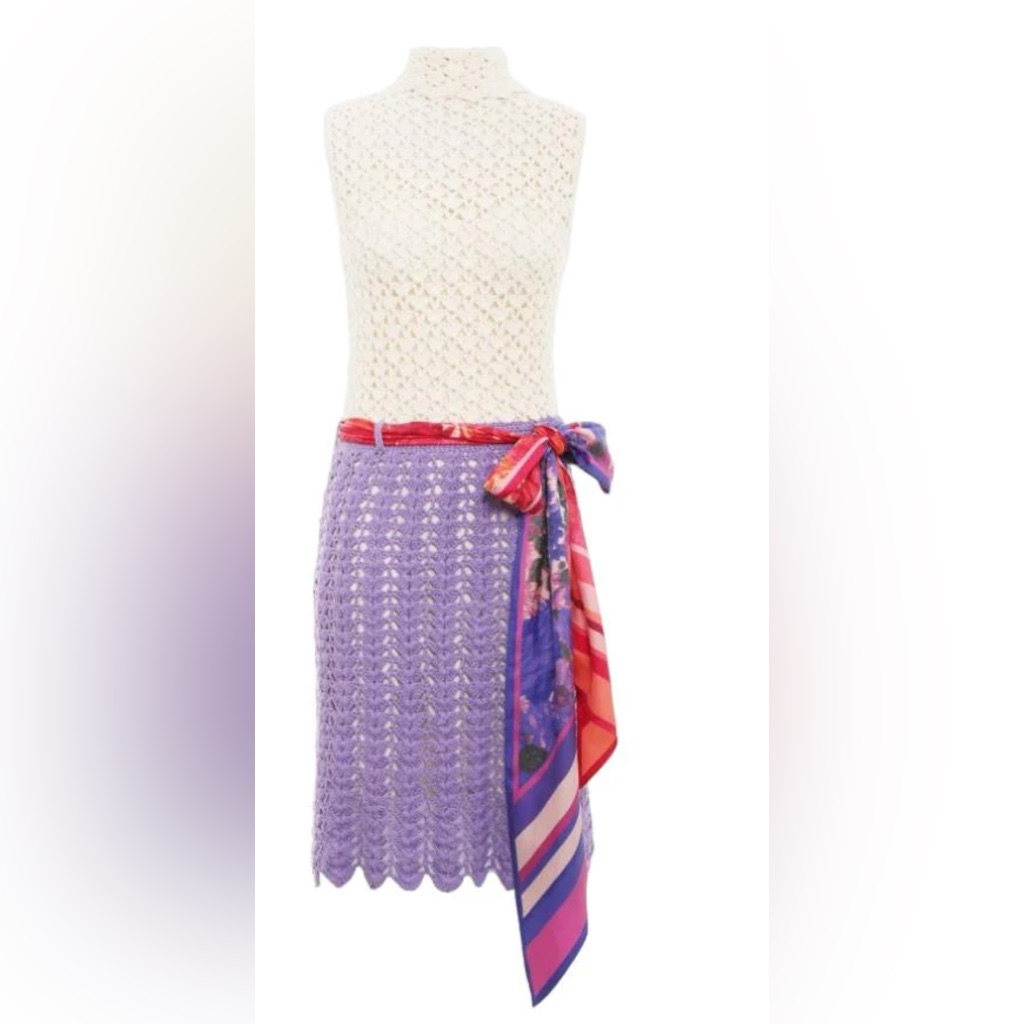 Zimermann Crochet Mini Dress